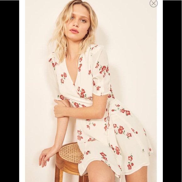 REFORMATION Lucky Wrap Dress - Picture 2 of 4